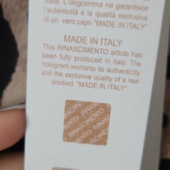 NWT RINASCIMENTO | Leopard print dress a-line brown sz M - Picture 5 of 6